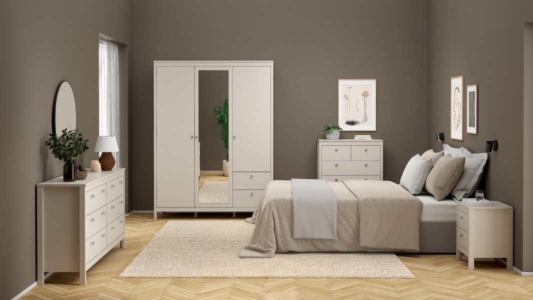 Komoda pokojowa z szufladami Madrid 4+4, kaszmir mat