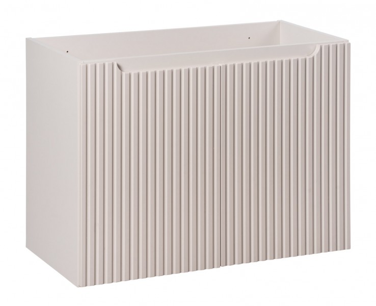Wisząca szafka umywalkowa 2-drzwiowa Nova 80 cm, kaszmir mat