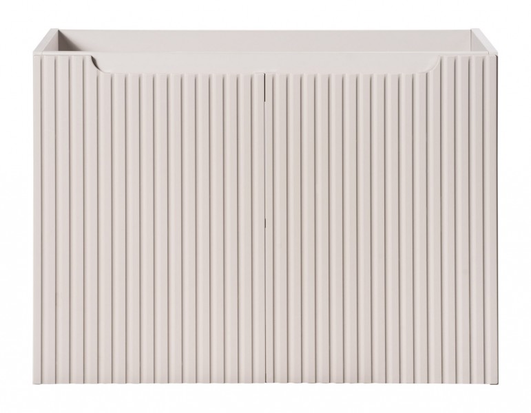 Wisząca szafka umywalkowa 2-drzwiowa Nova 80 cm, kaszmir mat