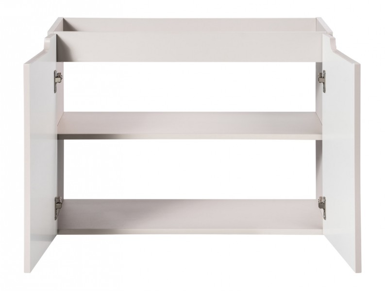 Wisząca szafka umywalkowa 2-drzwiowa Nova 80 cm, kaszmir mat