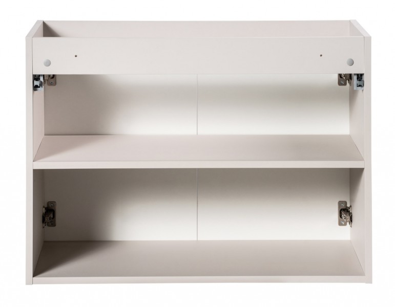 Wisząca szafka umywalkowa 2-drzwiowa Nova 80 cm, kaszmir mat