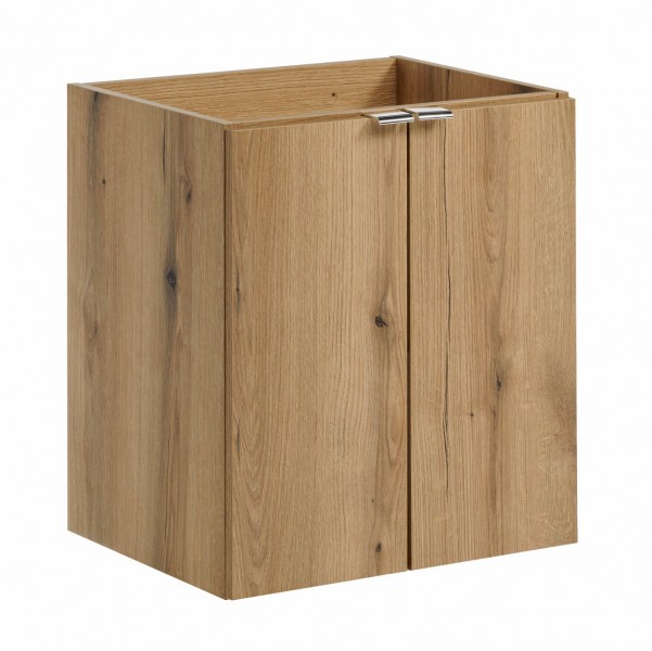 Szafka 2-drzwiowa pod umywalkę wpuszczaną Nova 50 cm, dąb coast evoke