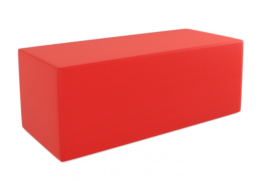 Szkolna pufa Tobo Basic prostokąt, 120 cm
