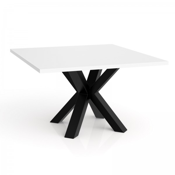 Kwadratowy stolik kawowy Noe z blatem 60x60 cm