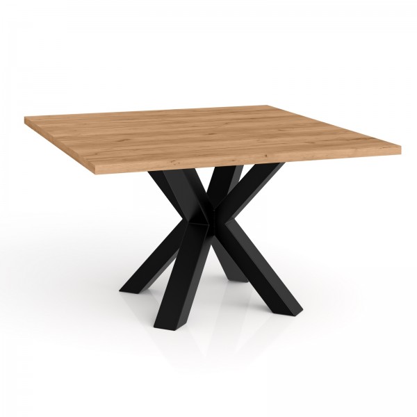 Kwadratowy stolik kawowy Noe z blatem 60x60 cm