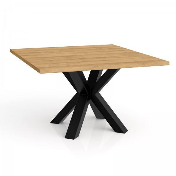 Kwadratowy stolik kawowy Noe z blatem 60x60 cm