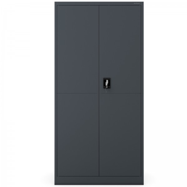 Metalowa szafa gospodarcza Dawid Smart 90x40x185 cm, antracyt