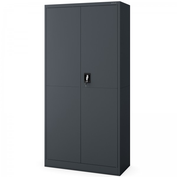 Metalowa szafa gospodarcza Dawid Smart 90x40x185 cm, antracyt