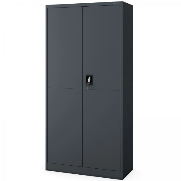 Metalowa szafa gospodarcza Dawid Smart 90x40x185 cm, antracyt