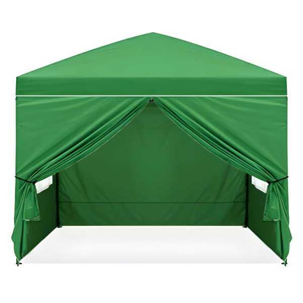 Automatyczny namiot ogrodowy 3x3 m z oknami Gardenia 4W-GR, zielony