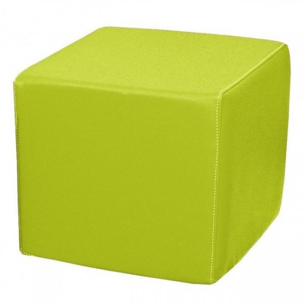Piankowa pufa przedszkolna Kiddo kwadrat, wysokość 35 cm