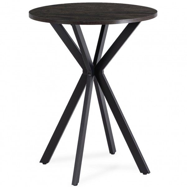 Mały stół jadalniany Lauren 60 cm, czarny