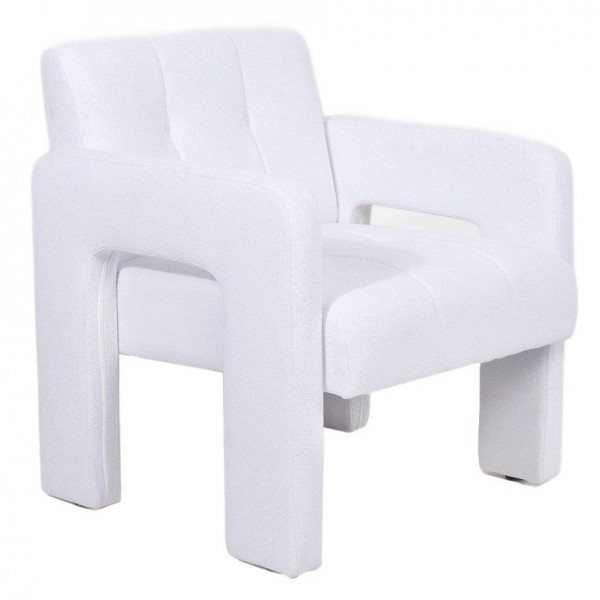 Designerski fotel do domu i kawiarni Pelle, tkanina