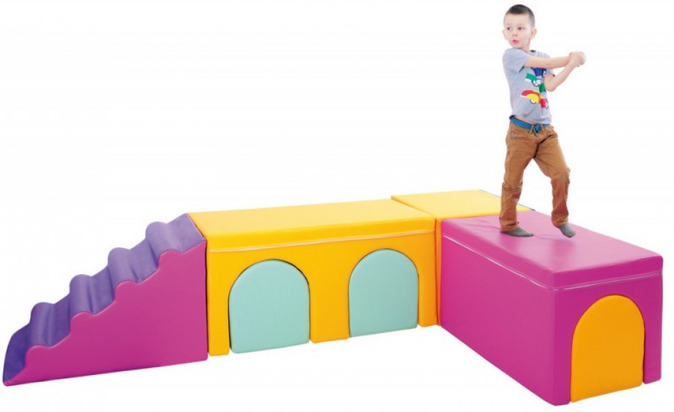 Zestaw kształtek piankowych Creatino - Mosty, 4 elementy