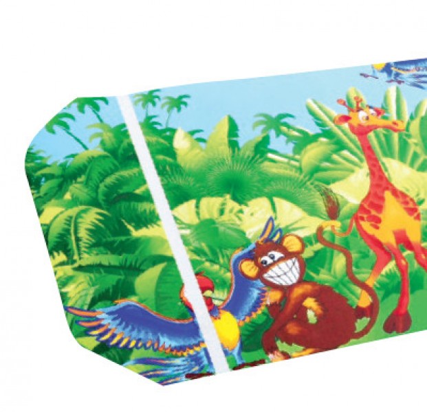 Przedszkolny materac do leżaków plastikowych Safari, 127 cm