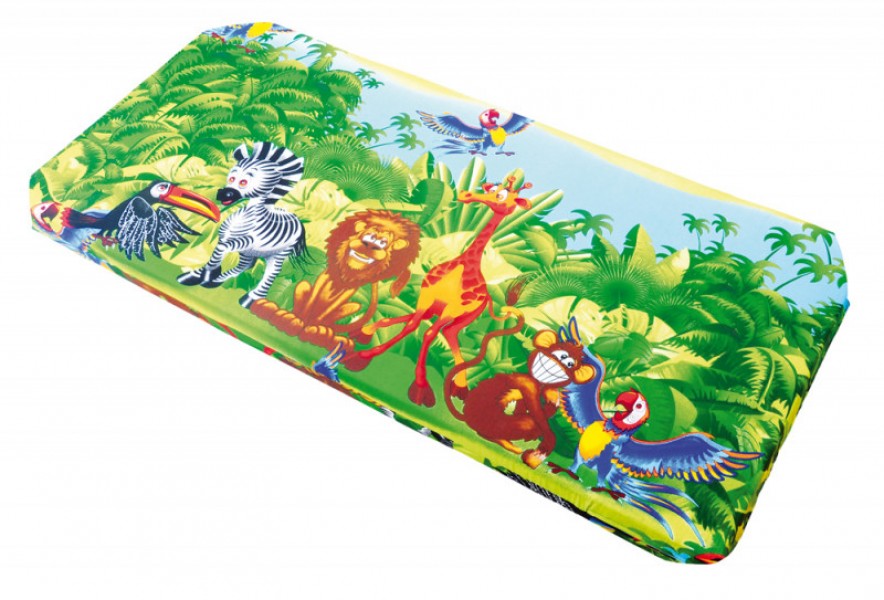 Przedszkolny materac do leżaków plastikowych Safari, 127 cm