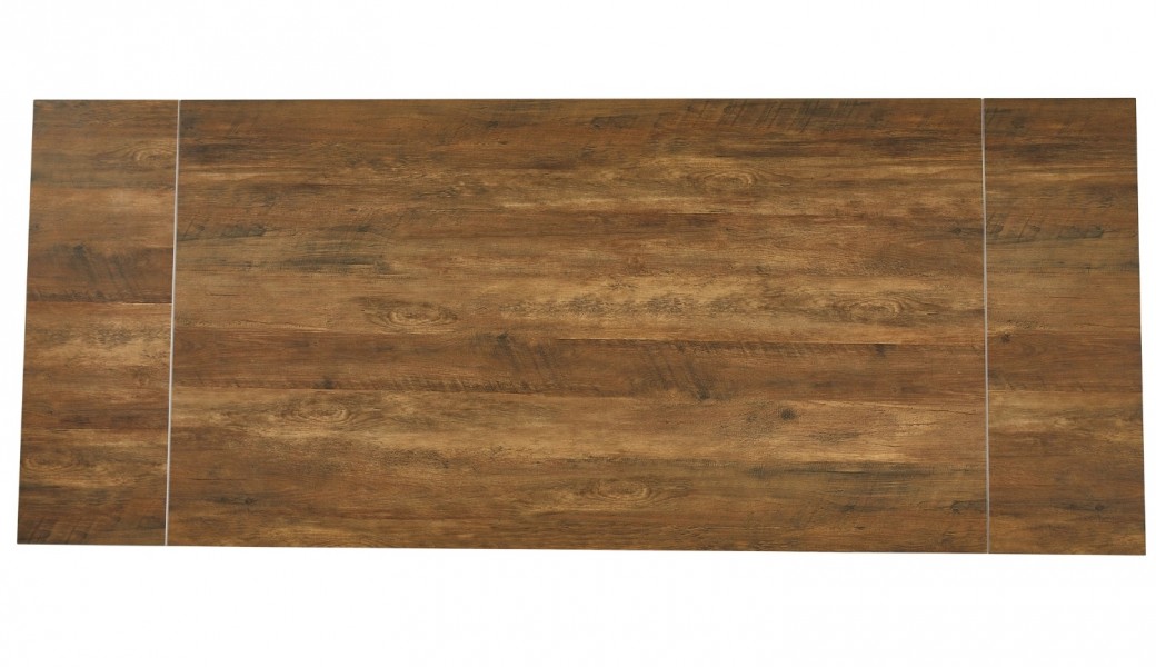 Ceramiczny stół rozkładany Rex 160-220 cm, ciemnobrązowy dąb/orzech