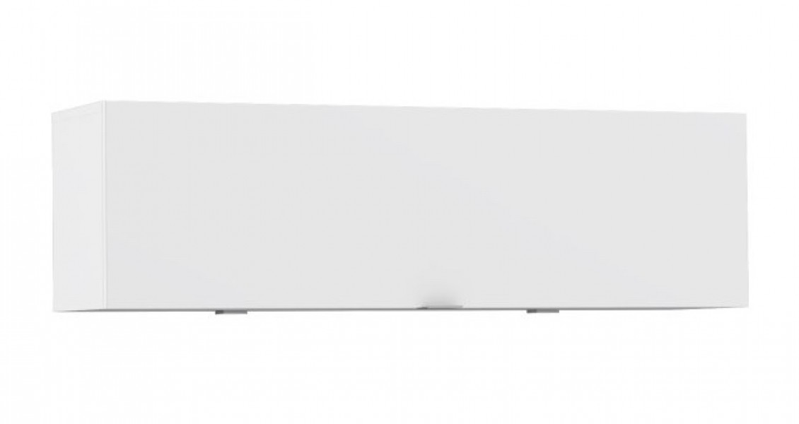 Szafka ścienna Poole 121, szerokość 110 cm, kolor biały