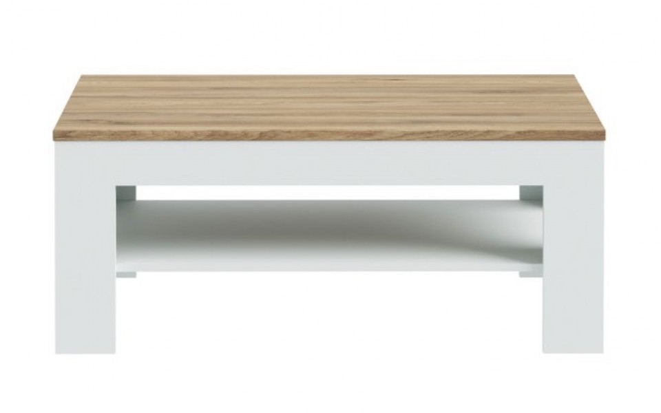 Stolik kawowy z półką Lewisville 5016 Secret Grey/dąb Valencia
