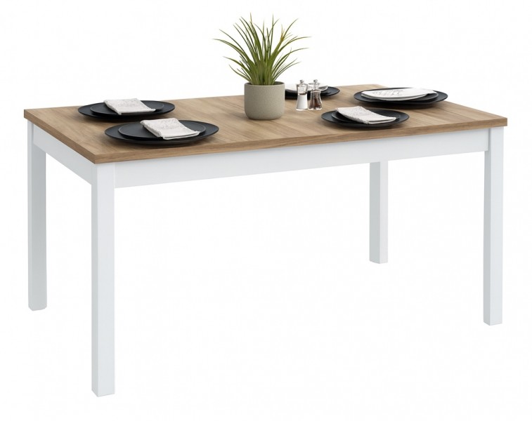 Stół do jadalni rozkładany 160-207 cm Lewisville 7029 Secret Grey/dąb Valencia