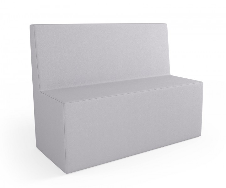 Siedzisko edukacyjne z pianki Tobo Light Junior z oparciem, prostokąt 120 cm