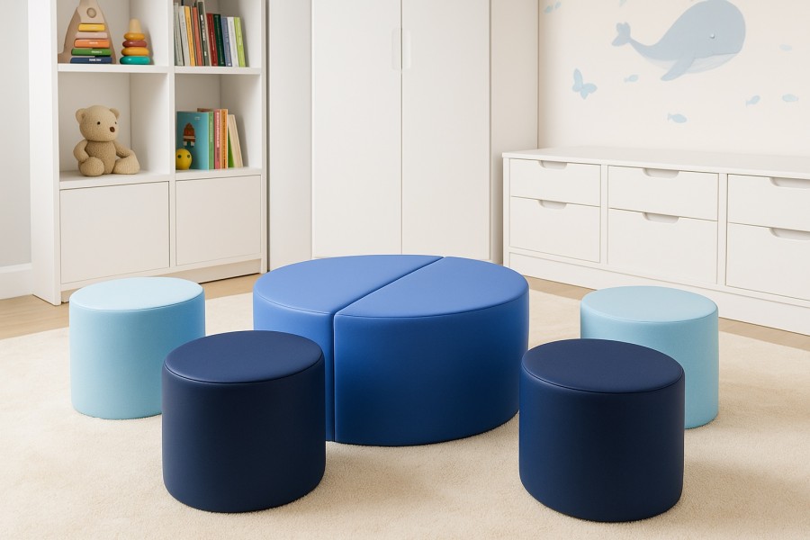 Pufa piankowa przedszkolna Tobo Light Junior, koło 38 cm