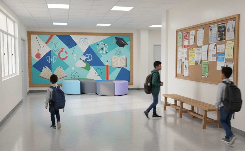 Zestaw siedzisk z pianki do szkół i placówek edukacyjnych Tobo 14