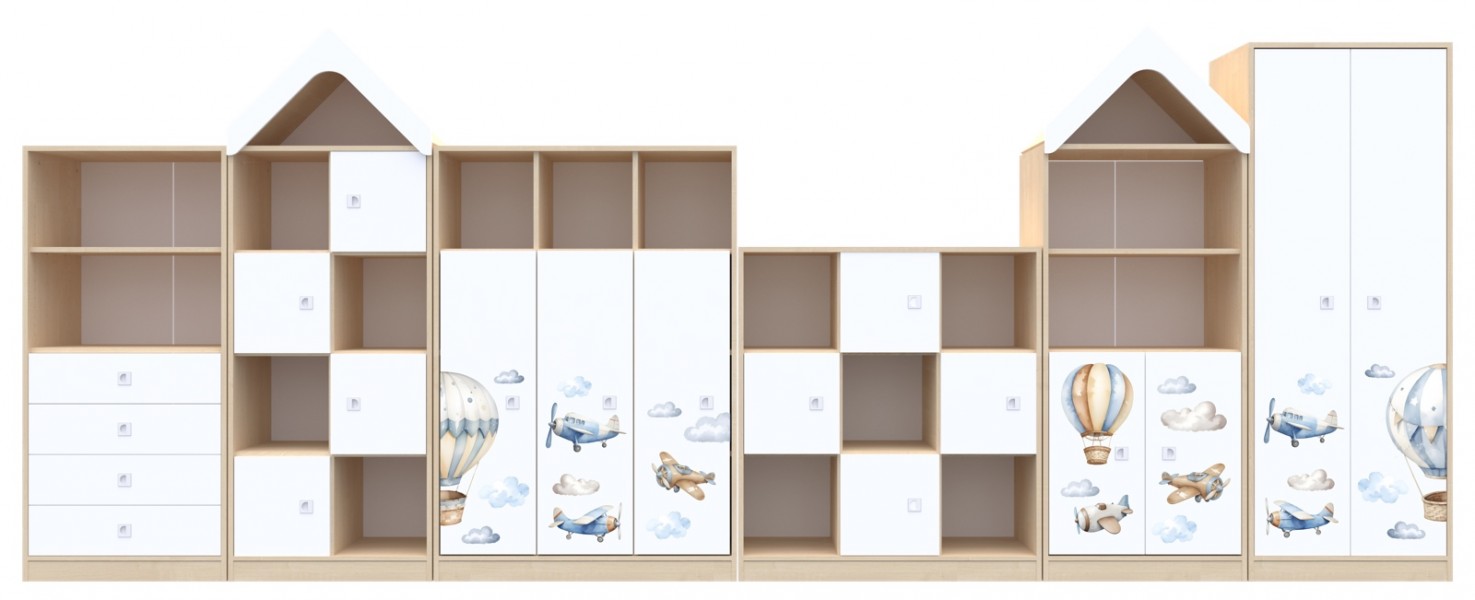 Komplet mebli przedszkolnych Blox Air 2