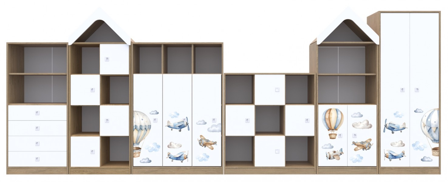 Komplet mebli przedszkolnych Blox Air 2