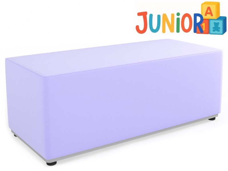 Pufa piankowa do przedszkola Tobo Junior, prostokąt 120 cm