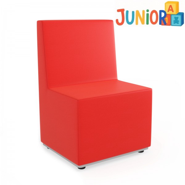 Siedzisko dla dzieci z pianki Tobo Junior z oparciem, prostokąt 40 cm