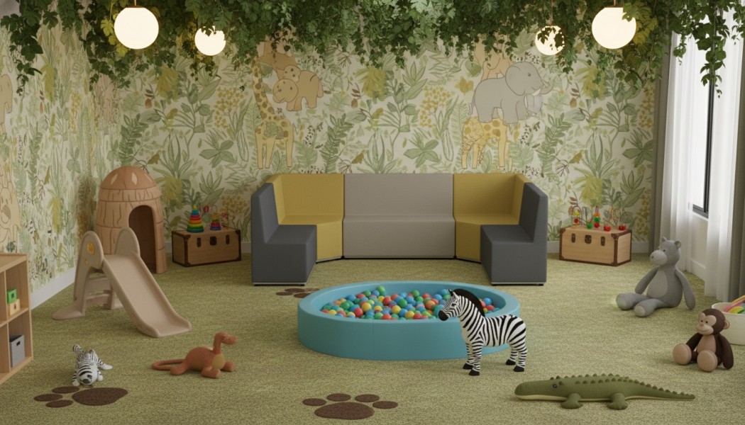 Komplet mebli piankowych do sal edukacyjnych Tobo Junior 7