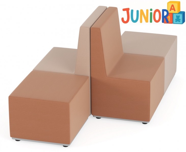 Siedziska piankowe do przedszkoli i sal sensorycznych - zestaw Tobo Junior 11