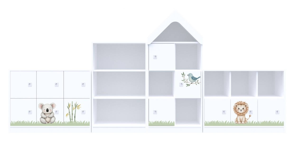 Meble edukacyjne dla dzieci - zestaw żłobkowo-przedszkolny Blox Nature 15