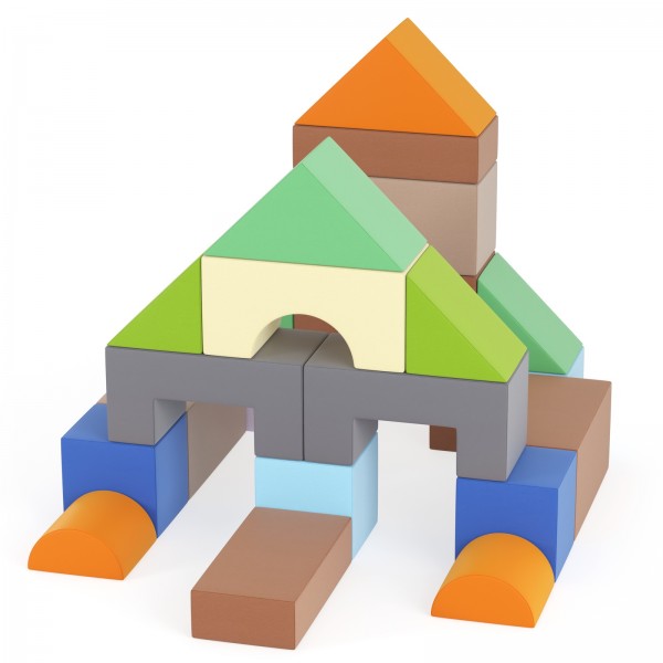 Zestawy piankowy do zabawy dla maluchów Happy Castle Baby Max