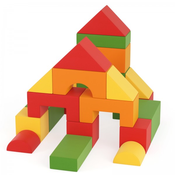 Zestawy piankowy do zabawy dla maluchów Happy Castle Baby Max