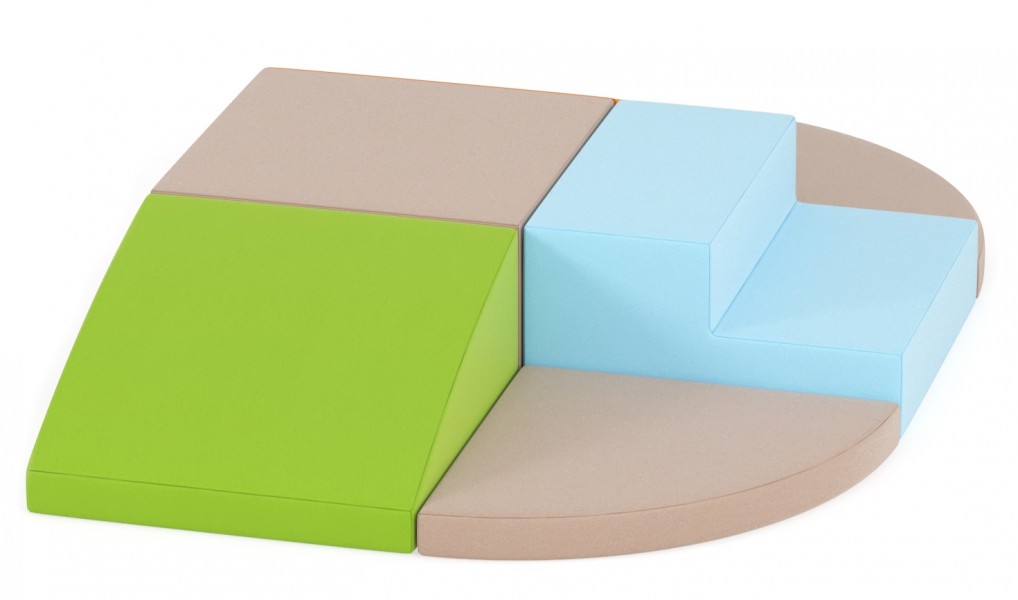 Strefa zabawy z pianki - zestaw Playground H240-4