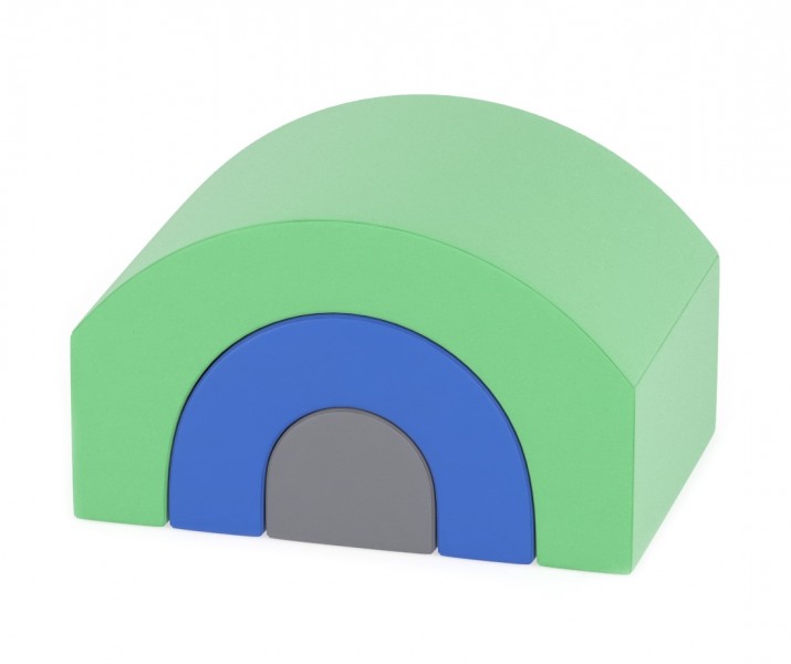 Piankowy zestaw modułowy do żłobka Playground H240-8
