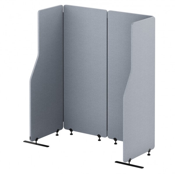 Parawan akustyczny Sadie, kolor Moon Dust, rozmiar 240/145 cm