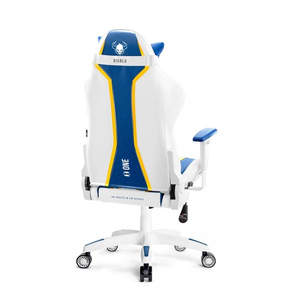 Fotel gamingowy młodzieżowy Diablo X-One 2.0 Small Size, kolor Aqua Blue