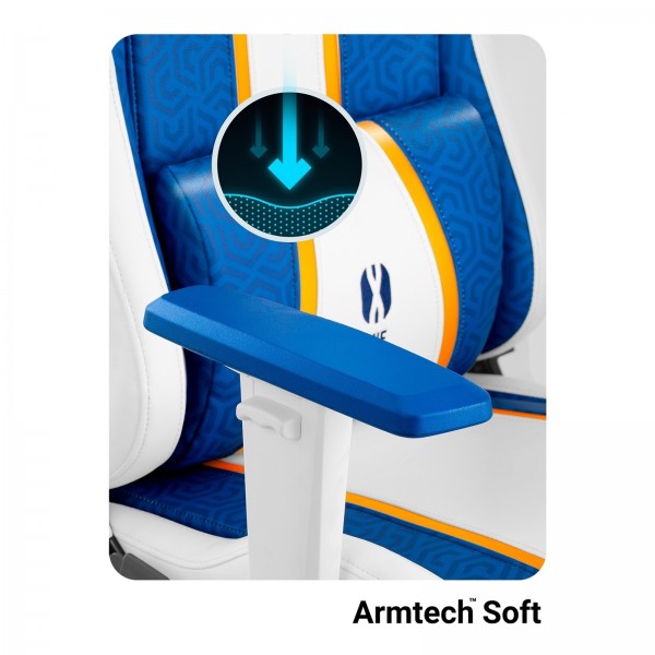 Fotel gamingowy młodzieżowy Diablo X-One 2.0 Small Size, kolor Aqua Blue