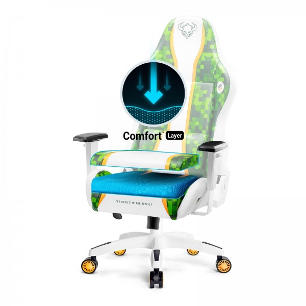 Fotel gamingowy młodzieżowy Diablo X-One 2.0 Small Size, Craft Edition