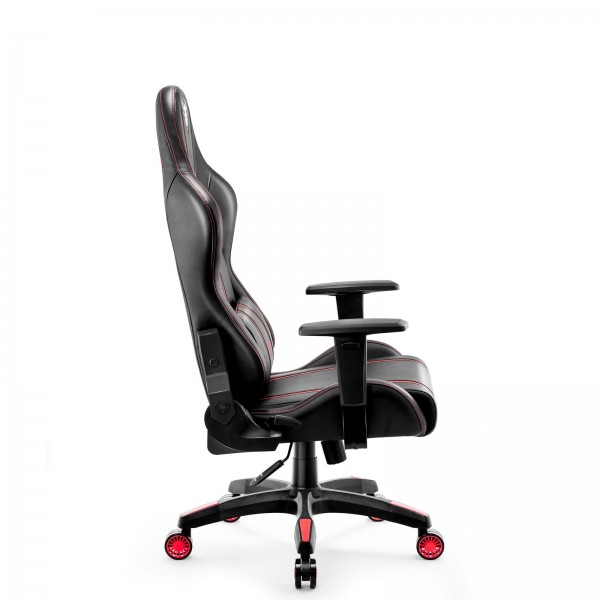 Fotel gamingowy młodzieżowy Diablo X-One 2.0 Small Size, kolor czarno-czerwony