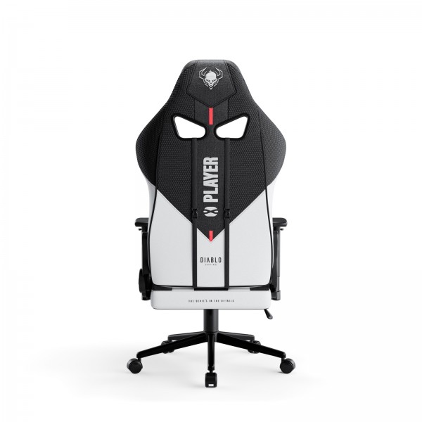 Fotel do grania dla młodzieży Diablo X-Player 2.0 Small Size, kolor biało-czarny