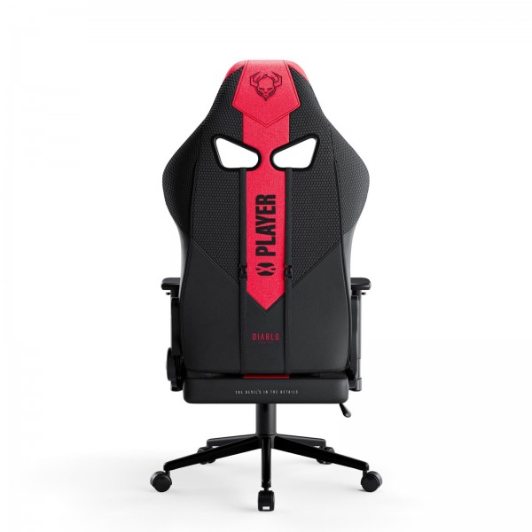 Fotel do grania dla młodzieży Diablo X-Player 2.0 Small Size, karmazynowo-antracytowy