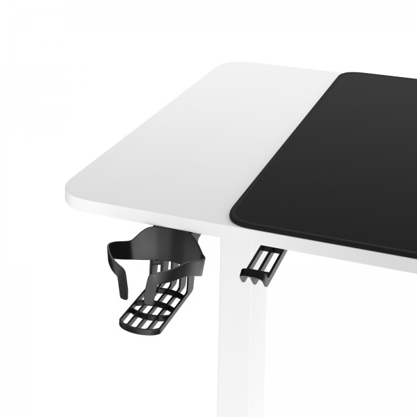 Biurko gamingowe z regulacją wysokości Diablo X-Tensio 110 cm, kolor biały