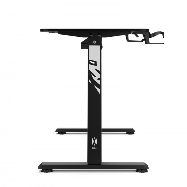 Biurko gamingowe elektryczne Diablo X-Tensio 140 cm, kolor czarny carbon