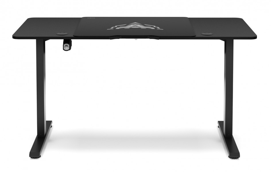 Biurko gamingowe elektryczne Diablo X-Tensio 140 cm, kolor czarny carbon