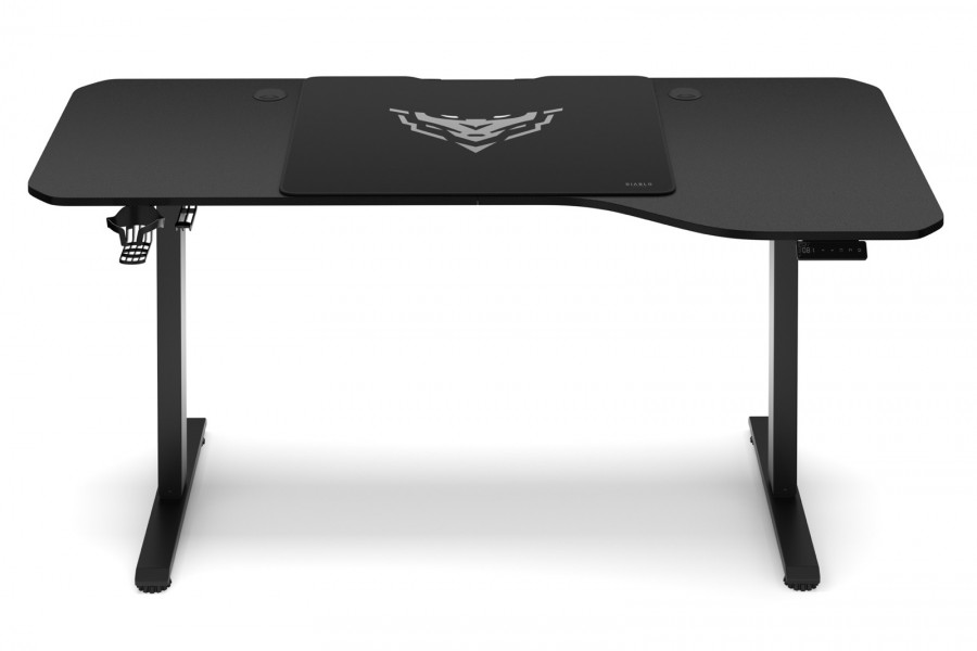 Biurko gamingowe elektryczne Diablo X-Tensio 160 cm, kolor czarny carbon