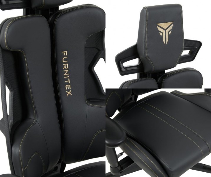 Czarny fotel do gamingu FB42-FX